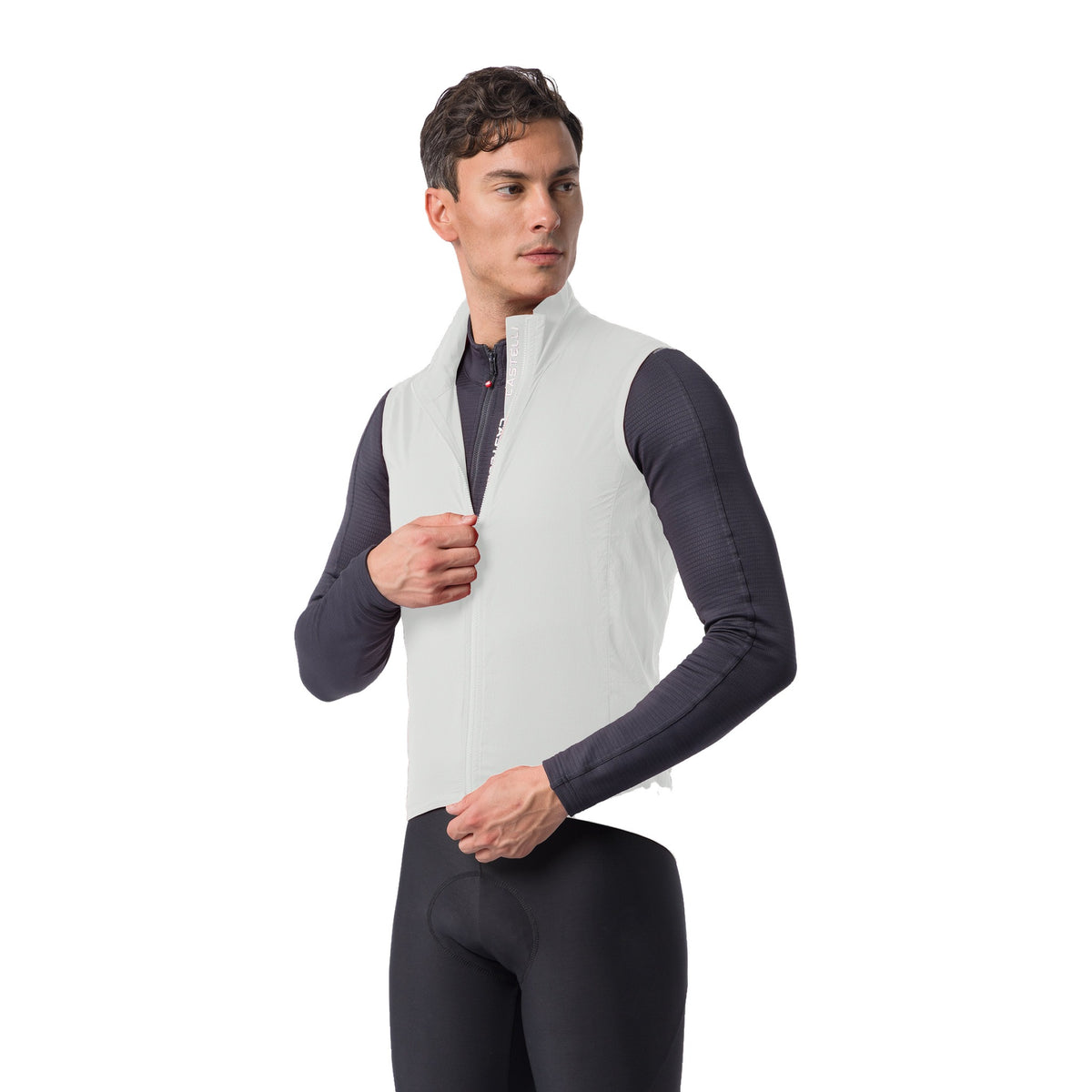 CASTELLI Transition Air dramblio kaulo spalvos liemenė – vaizdas iš priekio