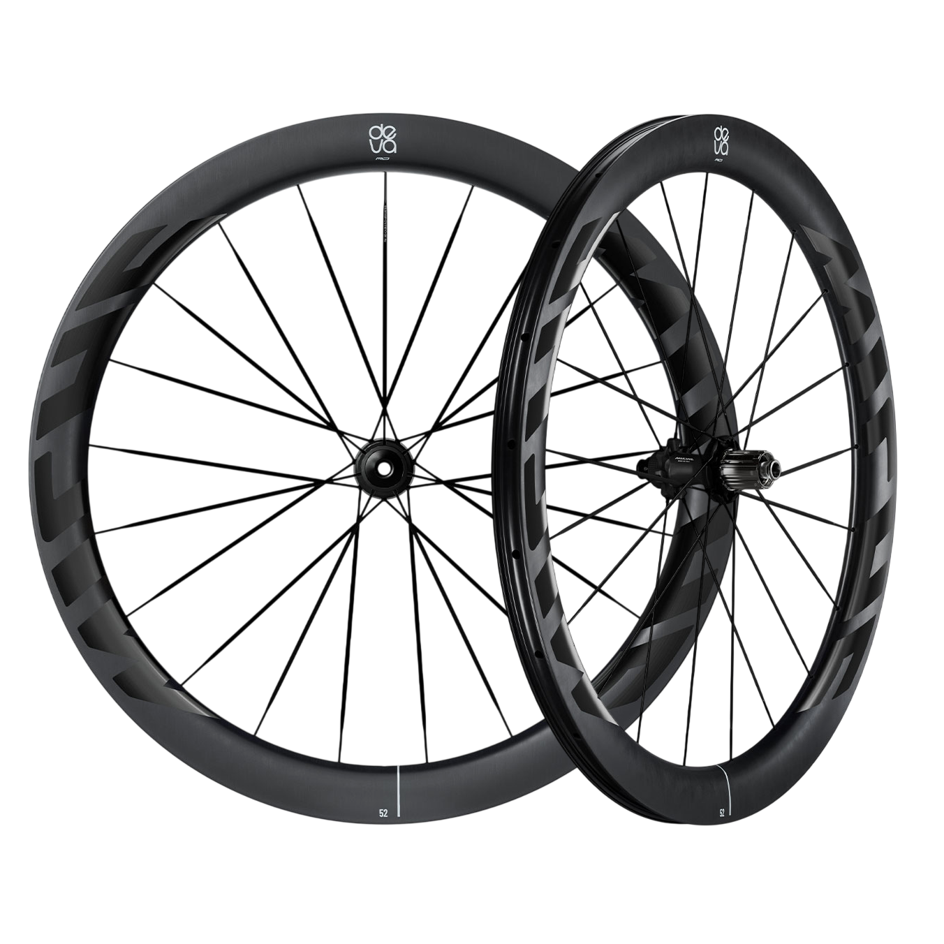 Paire de Roues MICHE DEVA RD 52 Tubeless Ready (Center Lock) Noir