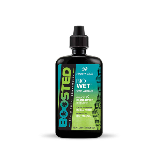 Lubrifiant pour Chaîne FINISH LINE BOOSTED™ BIO WET (120 ml)