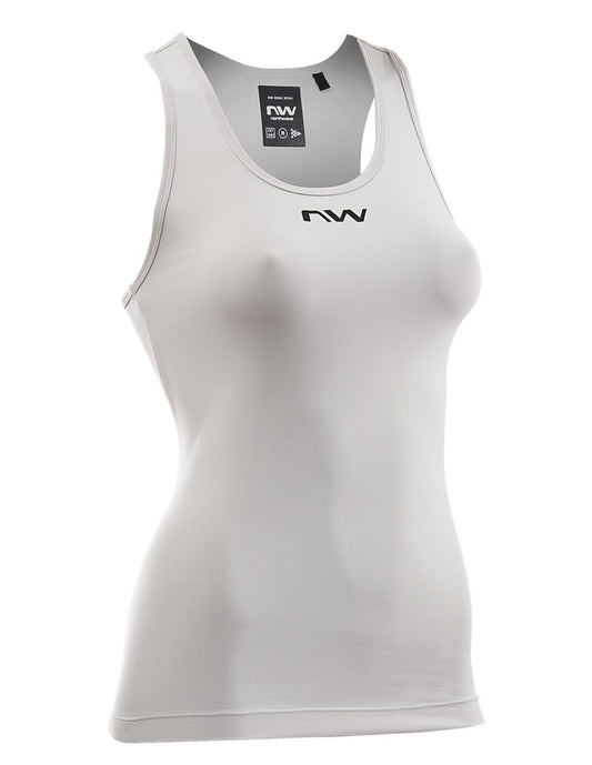 Maillot NORTHWAVE ESSENCE TANK Femme Sans manches Gris
