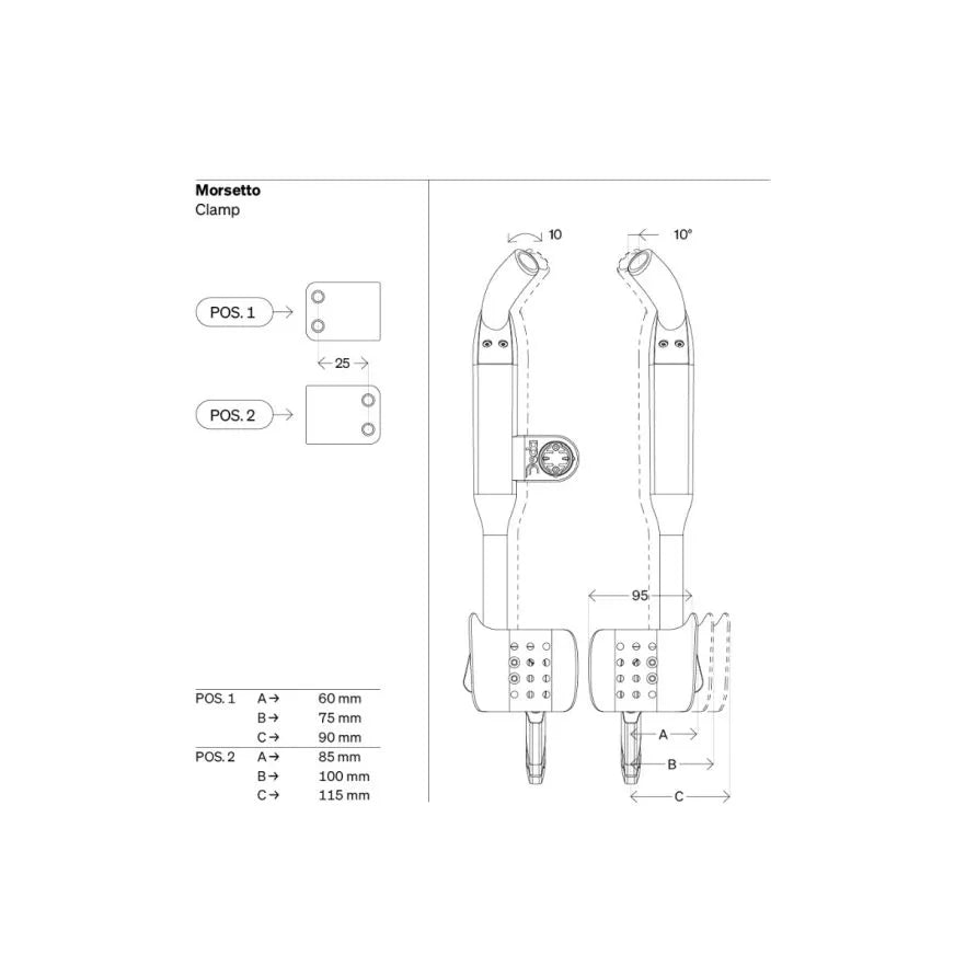 Prolongateurs de Cintre DEDA FAST PRO pour Blips Sram