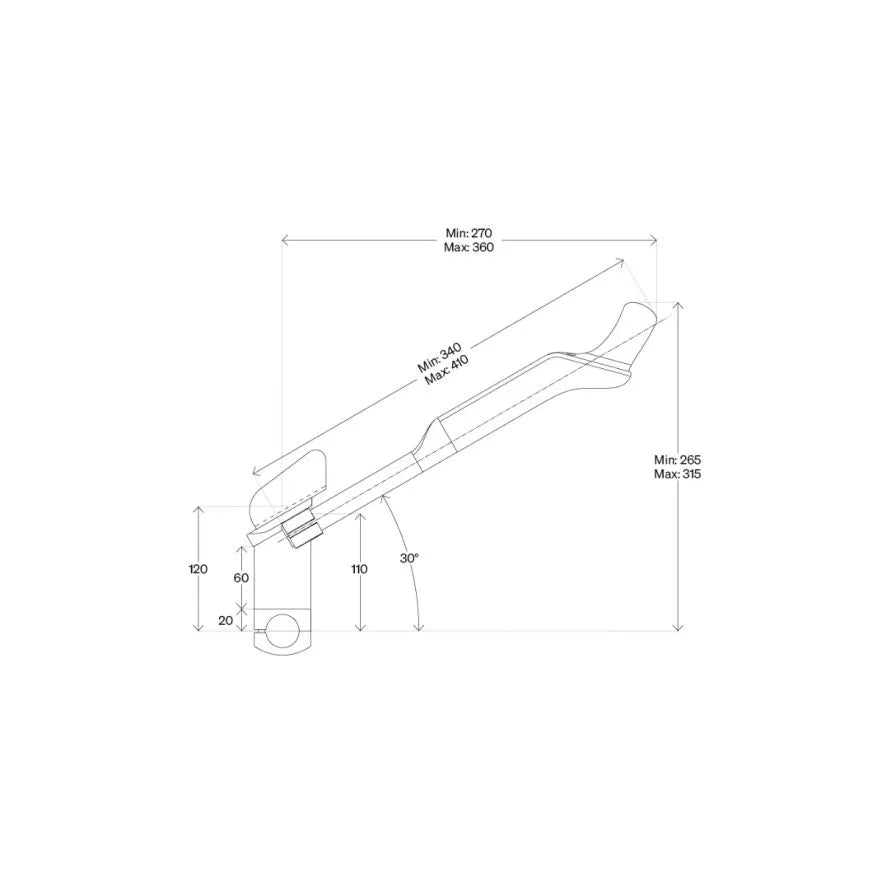 Prolongateurs de Cintre DEDA FAST PRO pour Blips Sram