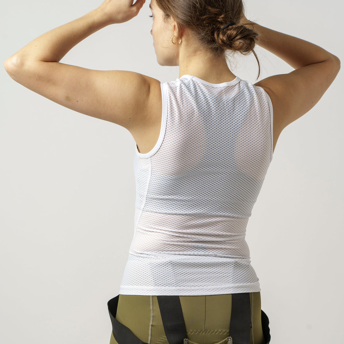 GRIPGRAB ULTRALIGHT MESH Women’s Sleeveless Base Layer White