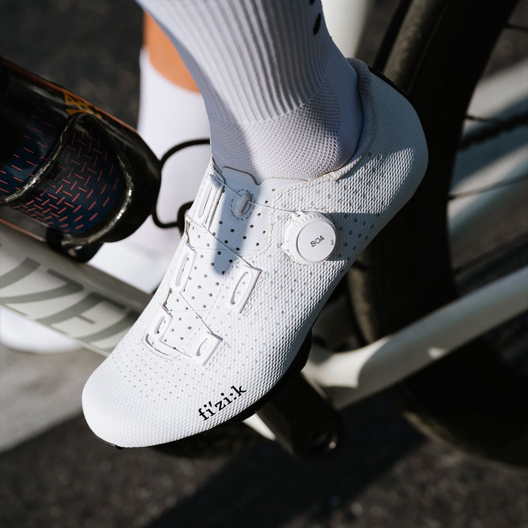 Chaussures Route FIZIK TEMPO DECOS CARBON Blanc