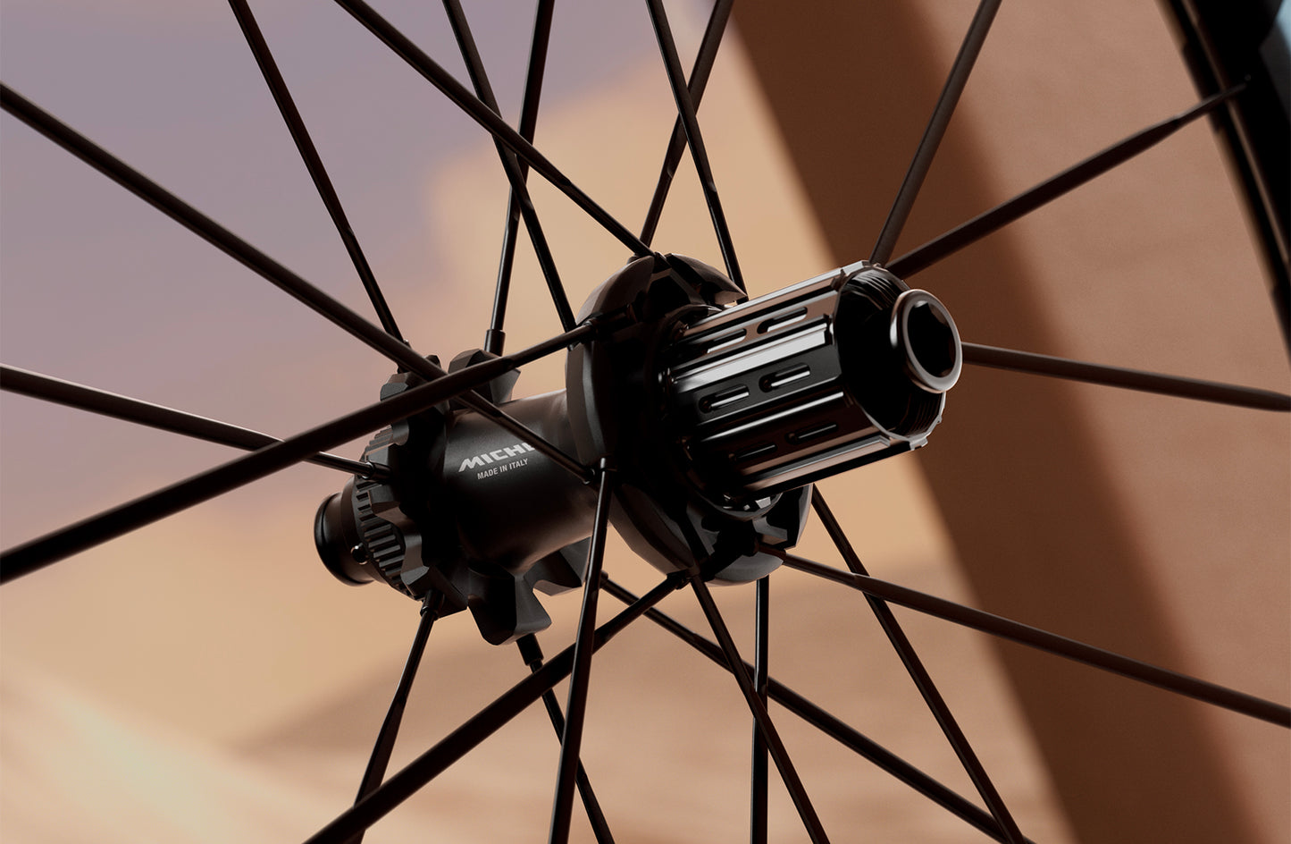 Paire de Roues MICHE DEVA RD 52 Tubeless Ready (Center Lock) Noir/Argent