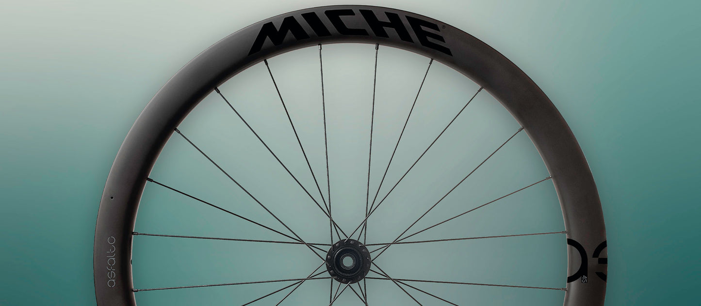 Pár kol MICHE ASFALTO 45 Tubeless Ready (Center Lock)