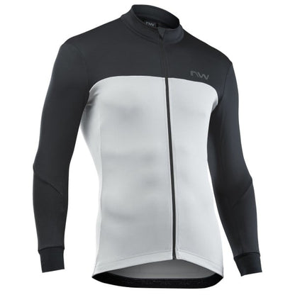 Jersey NORTHWAVE FORCE 2 Long Sleeves Grey/Black