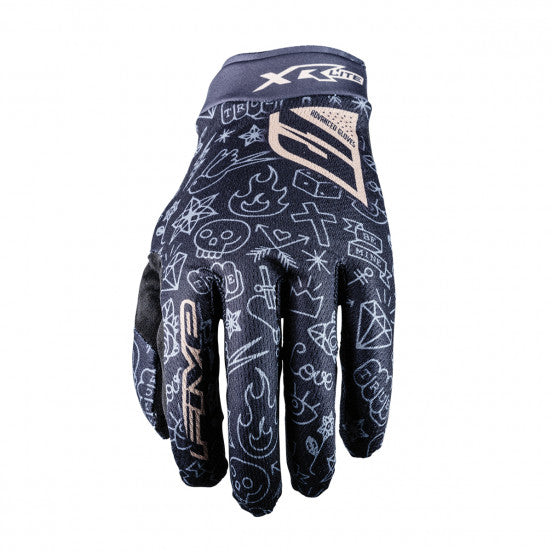 Guanti FIVE XR-LITE Tatoo Nero/Oro