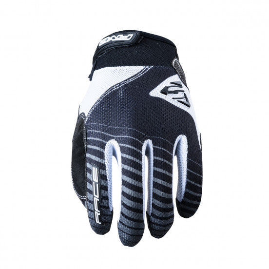 Handschuhe FIVE BMX RACE Junior Schwarz/Weiß