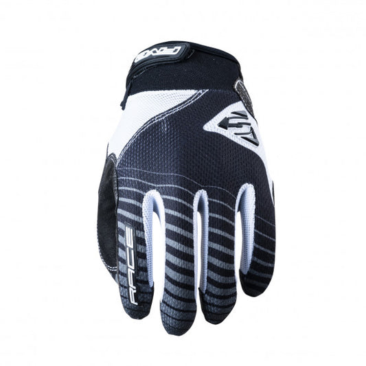 Gants FIVE BMX RACE Junior Noir/Blanc