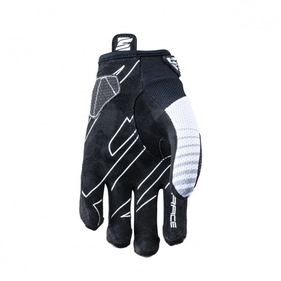 Handschuhe FIVE BMX RACE Junior Schwarz/Weiß