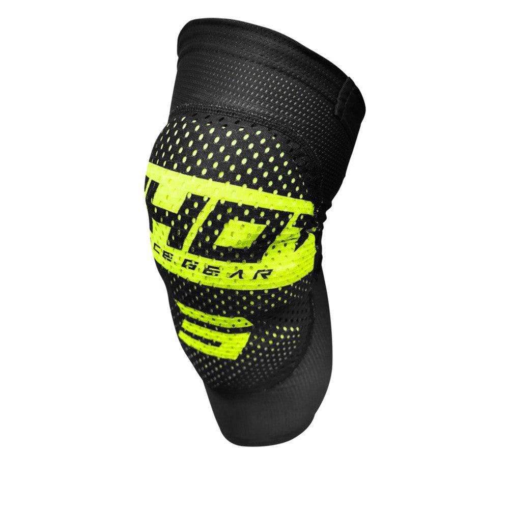 SHOT Airlight knæbeskyttere Sort/Gul Fluo Junior