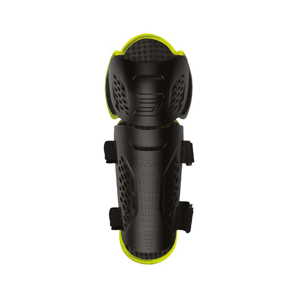 SHOT Optimal 2.0 Black/Neon Yellow knæbeskyttere