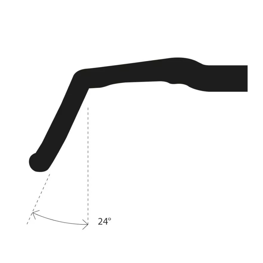 Cintre DEDA GERA ALU 24° POB Finish