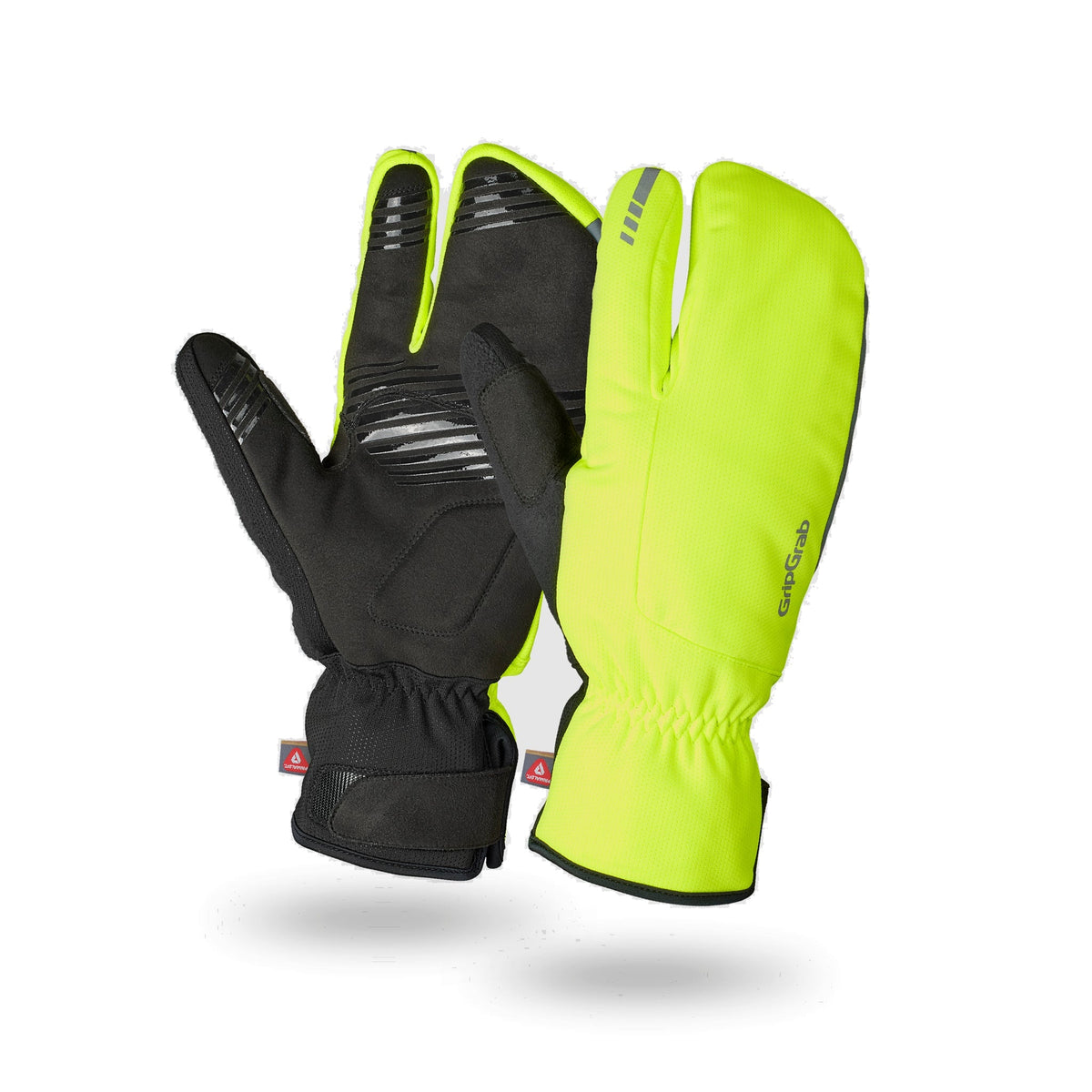 GRIPGRAB NORDIC 2 WINDPROOF DEEP WINTER LOBSTER Gloves Yellow