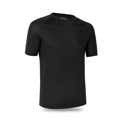 Termalna potkošulja kratkih rukava GRIPGRAB MERINO BLEND THERMAL crna