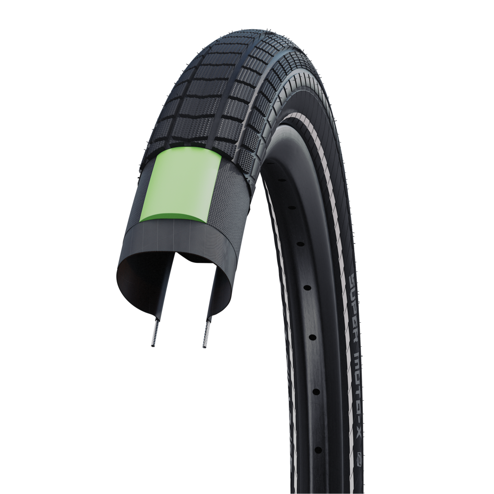 Däck SCHWALBE SUPER MOTO-X 27.5x2.80 ADDIX DD RaceGuard Tubetype Styv