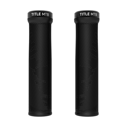 Grips Title MTB FORM Lock-On Μαύρο - ζεύγος μπροστινή όψη