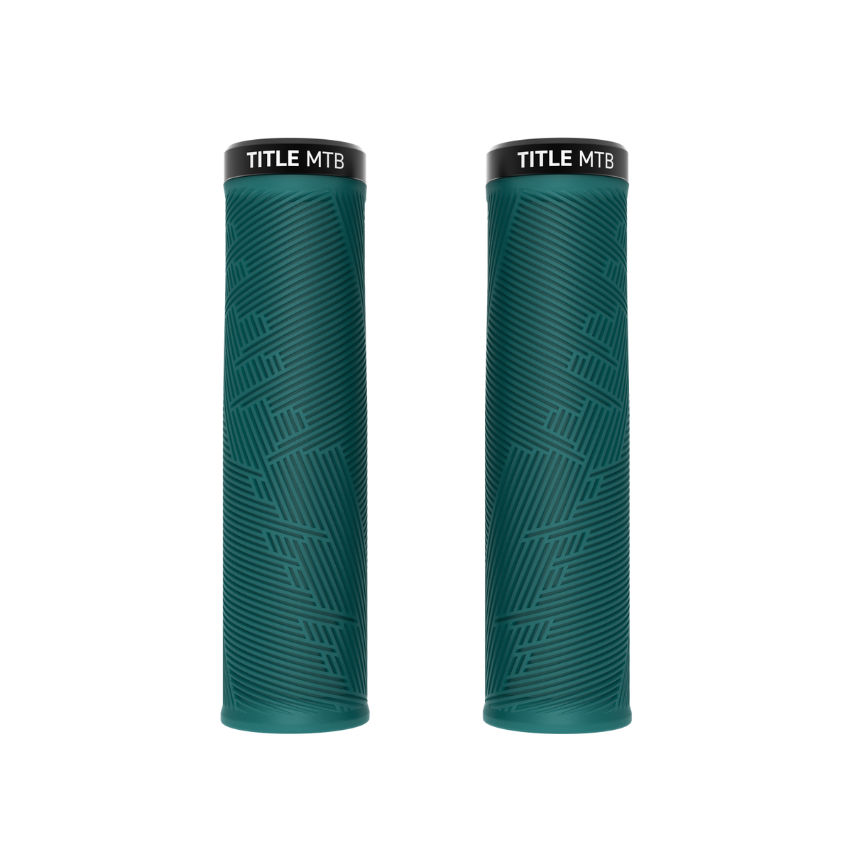 Grips Title MTB FORM Lock-On XL Turquoise - coppia vista frontale