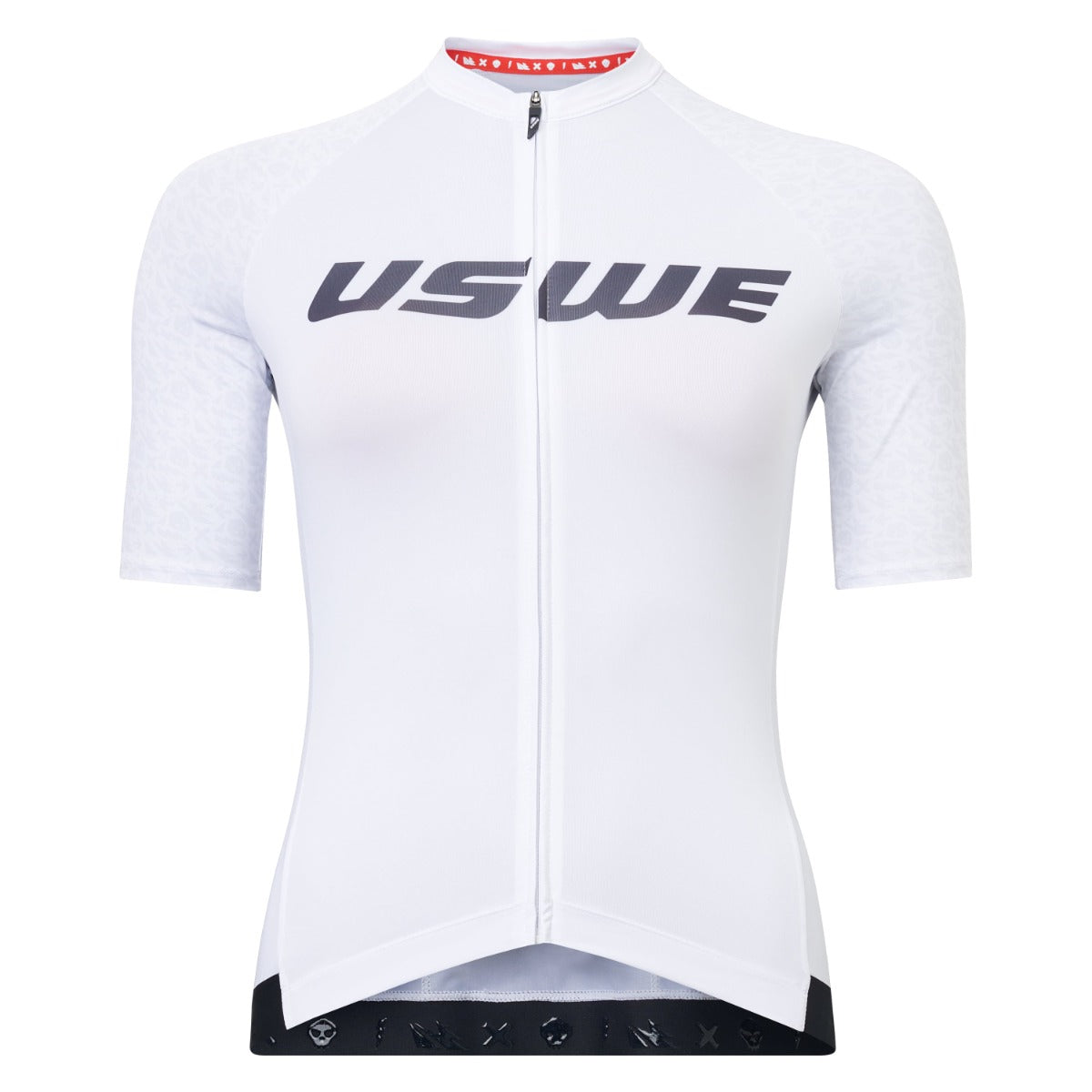 Wielershirt USWE GRUS GRAVEL Korte Mouwen Dames Wit