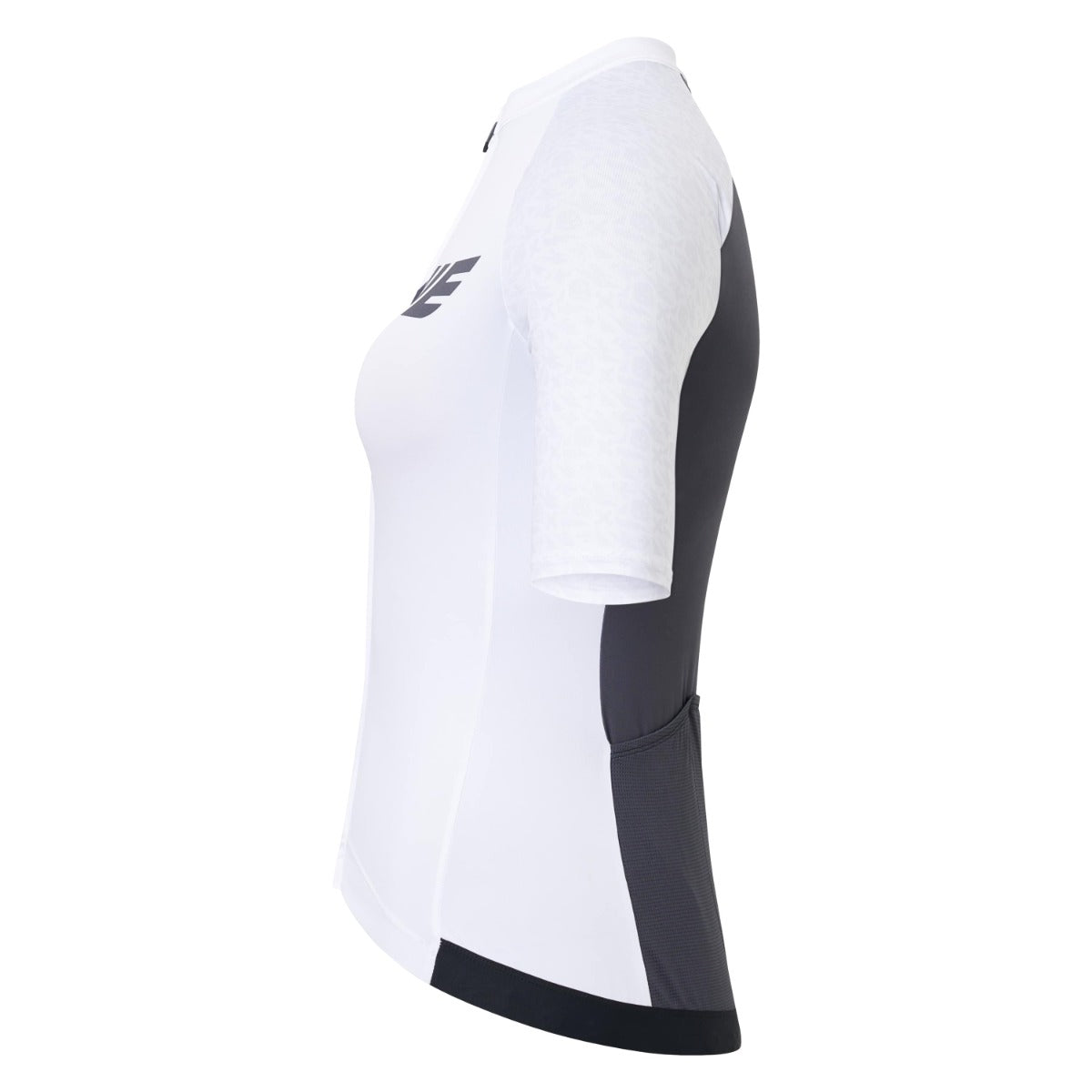 Wielershirt USWE GRUS GRAVEL Korte Mouwen Dames Wit