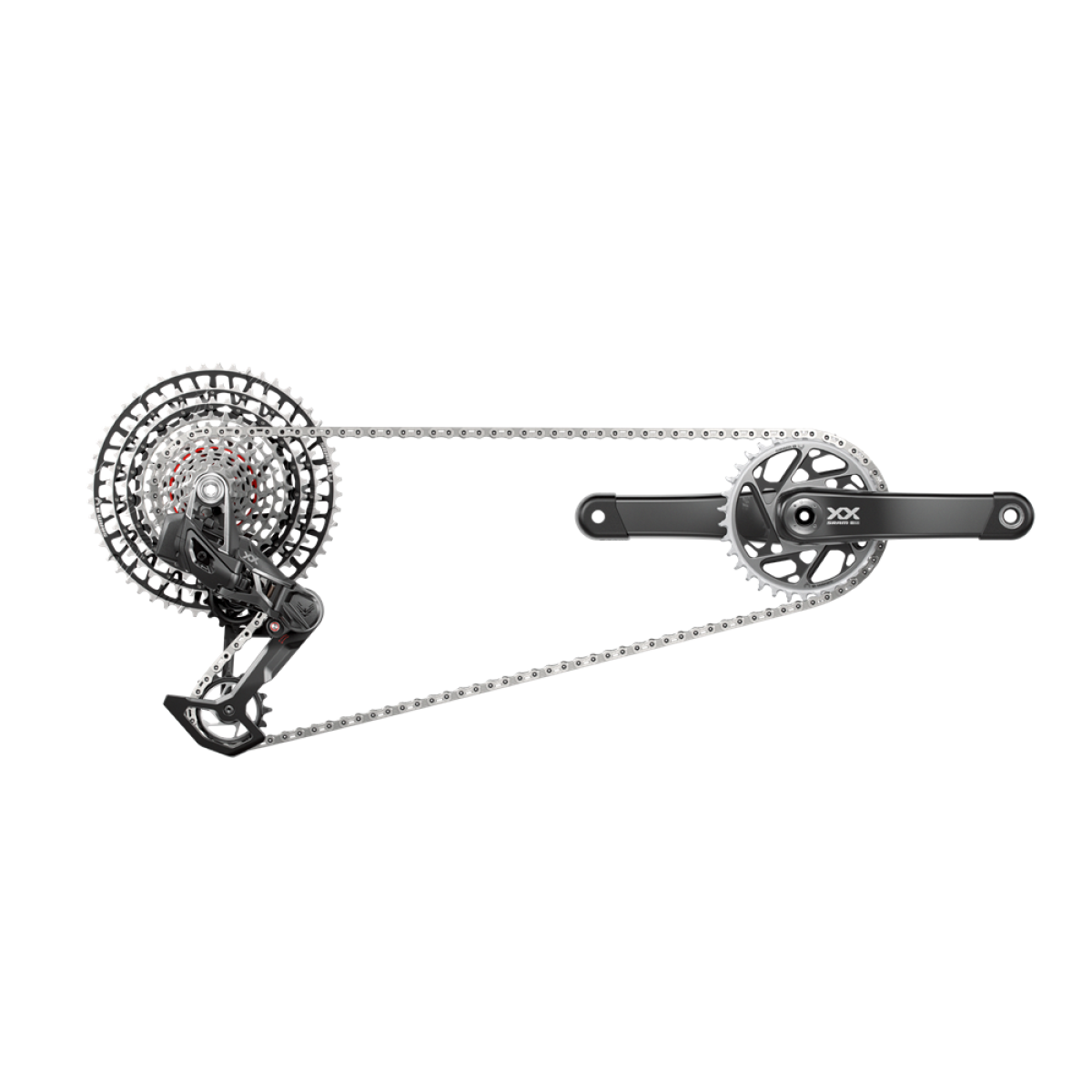 SRAM XX-SL EAGLE T-TYPE AXS EAGLE 12V Q174 DUB 34 Teeth 10/52 USB-C Groupset