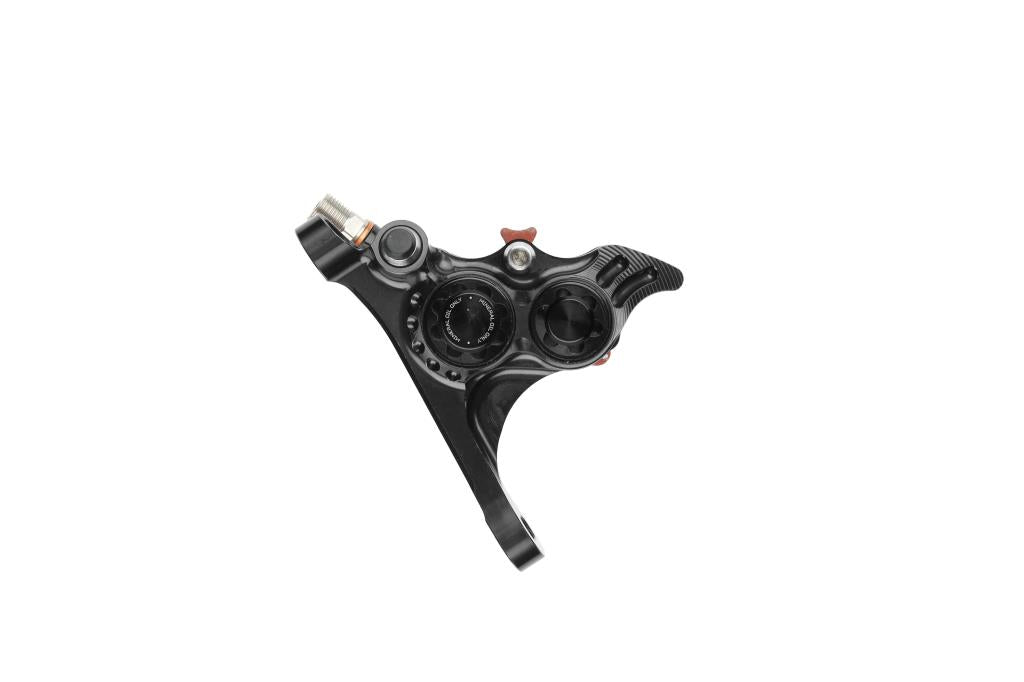 Forreste Bremsecaliper HOPE RX4+ SL FMF (+20) 70mm 4 Stempler Mineral Sort
