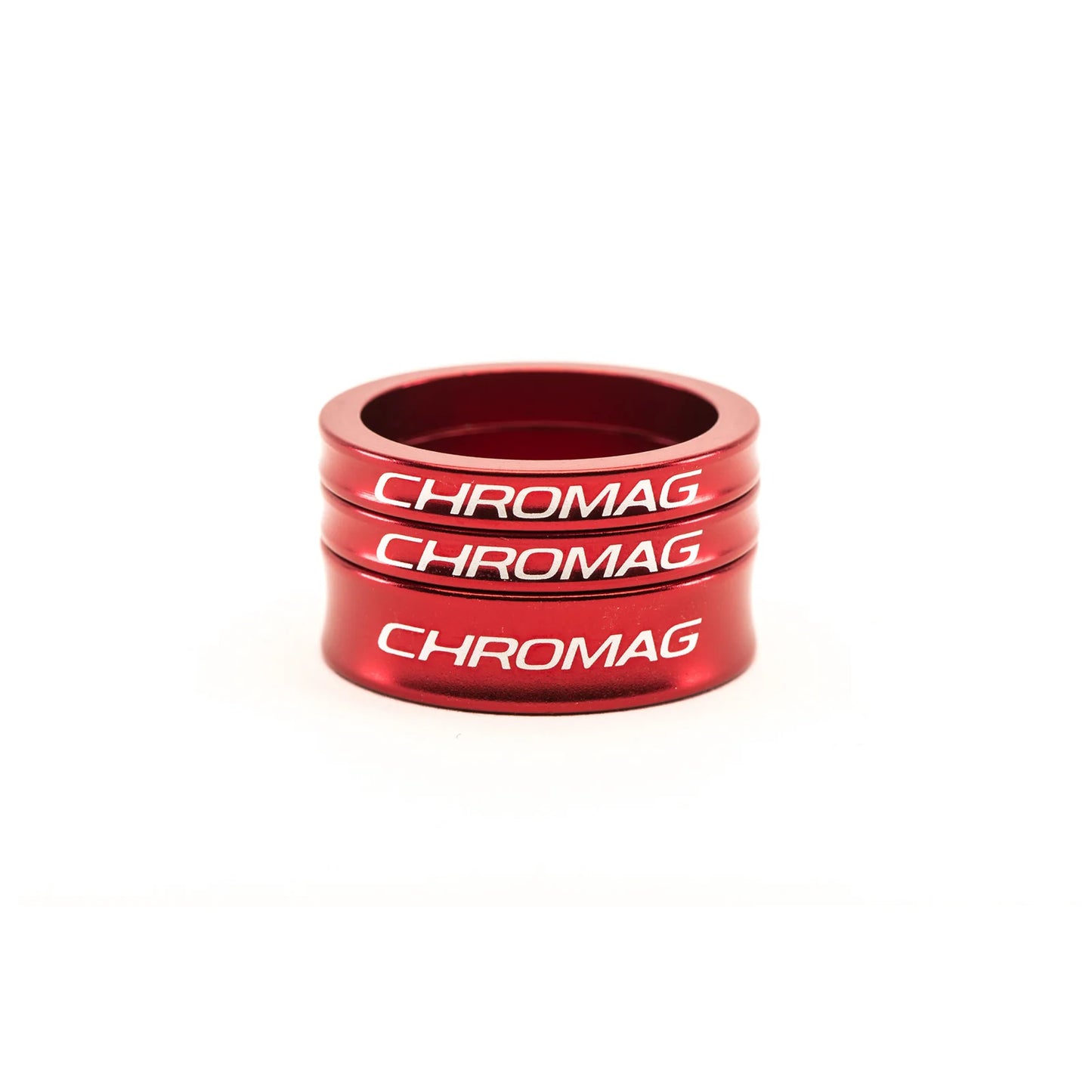 CHROMAG 1"1/8 Headset Spacer Kit Red