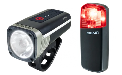 SIGMA AURA 120 / RECO 80 LINK for- og baglygtesæt