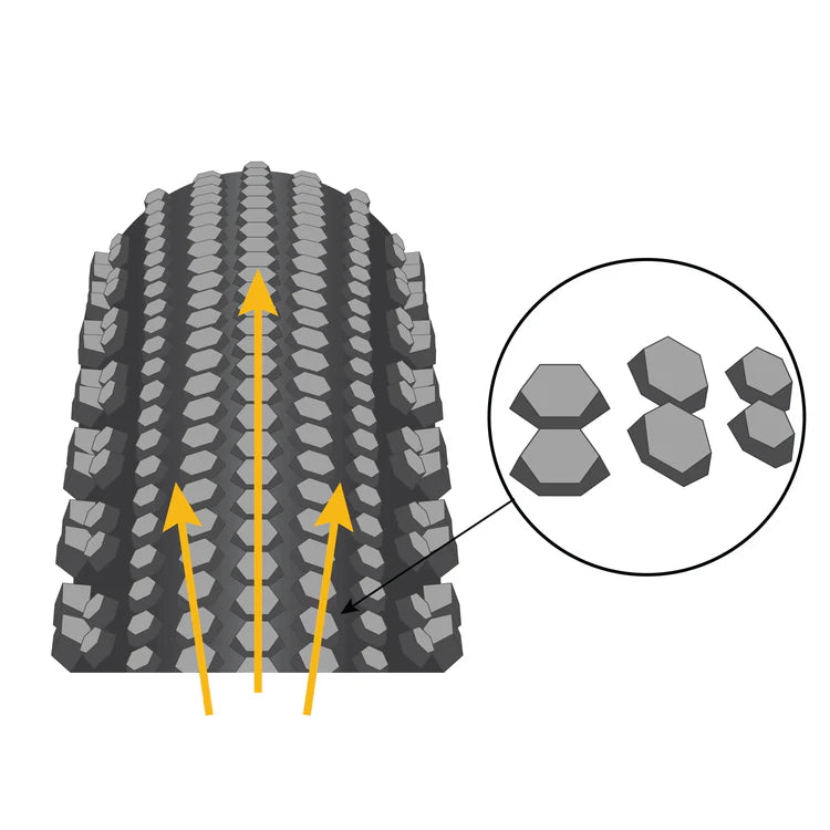 Pneu ENVE HEX CARAPACE 700c Tubeless Ready Beige