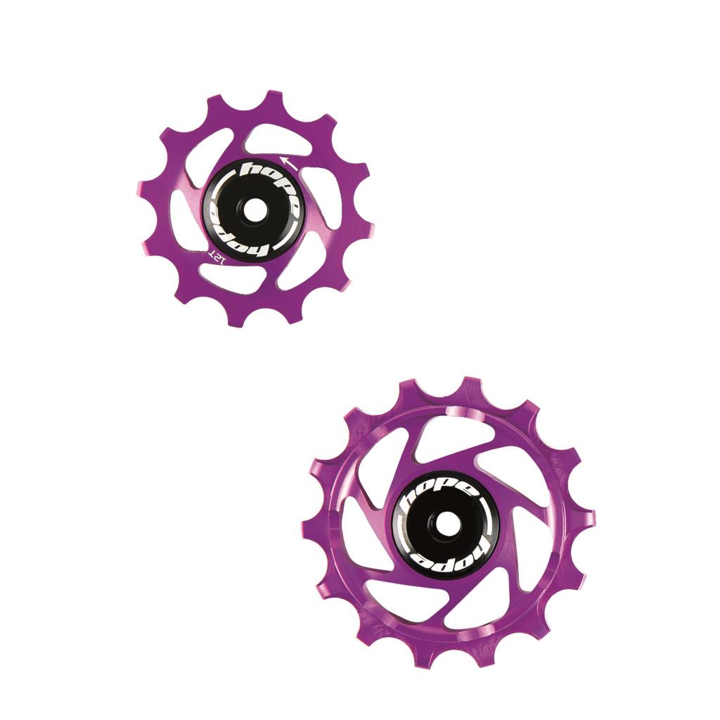Rulli Deragliatore Posteriore 12V HOPE Sram 12/14 Denti Viola
