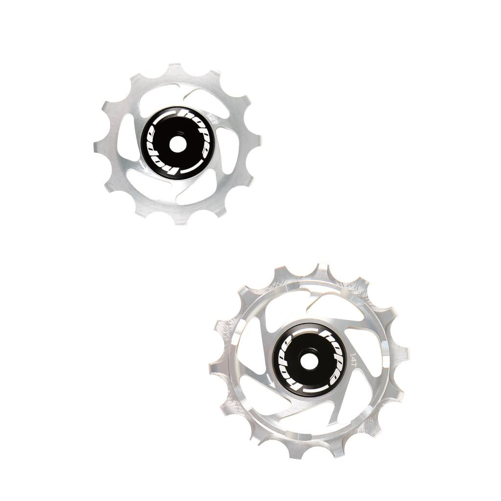 Galets de Dérailleur Arrière 12V HOPE Sram 12/14 Dents Argent