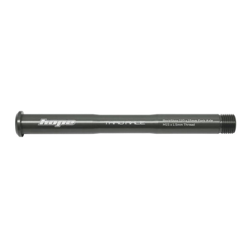 Forhjulsaksel HOPE til ROCKSHOX Pike/Lyric/Zeb Forgaffel Røget
