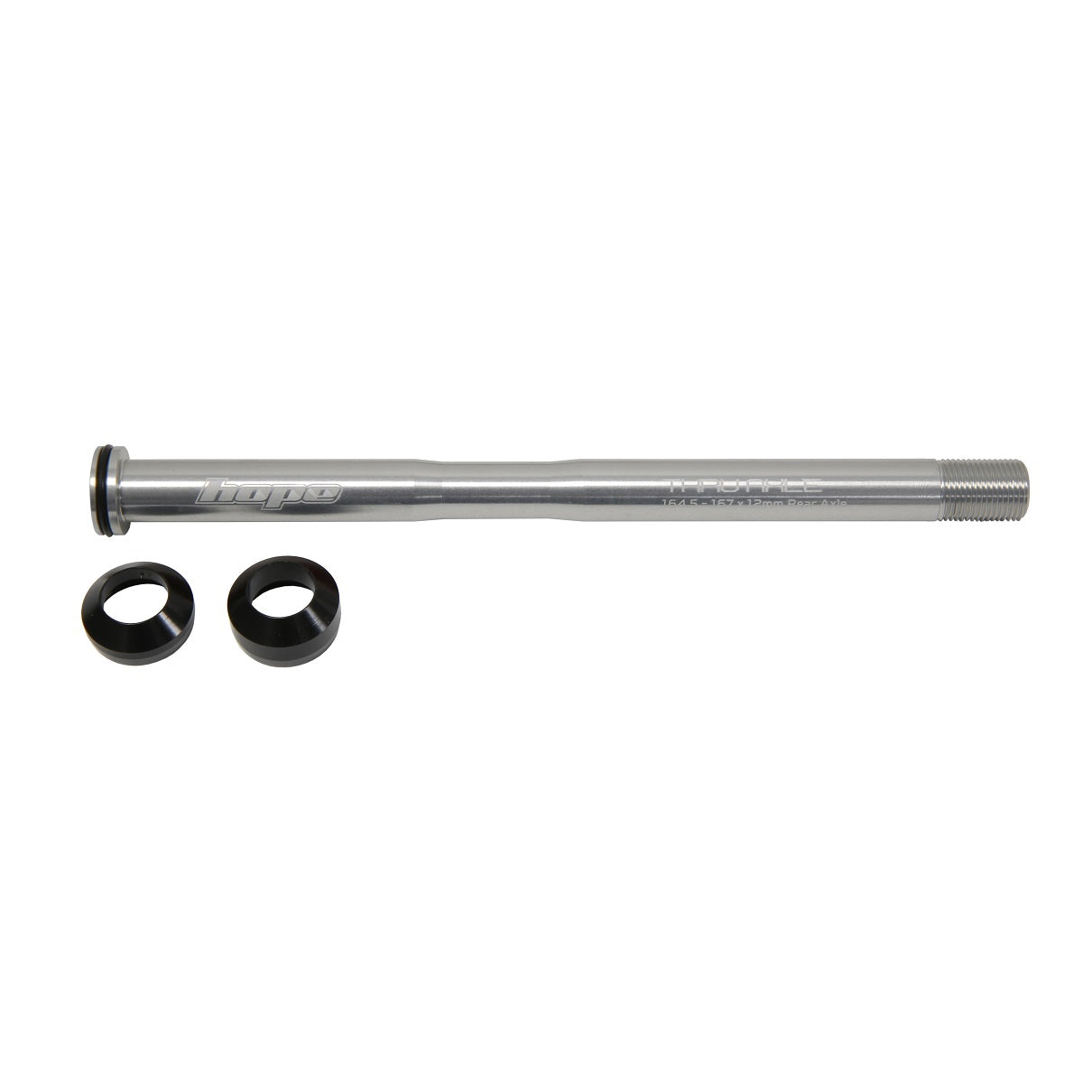 HOPE Hinterradachse 164,5-167 mm #HTAR167 Silber