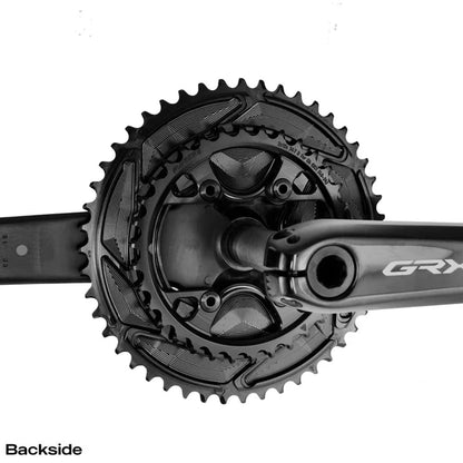 Ζεύγος Δίσκων 12V ALUGEAR AERO 110 BCD για Shimano GRX Μαύρο