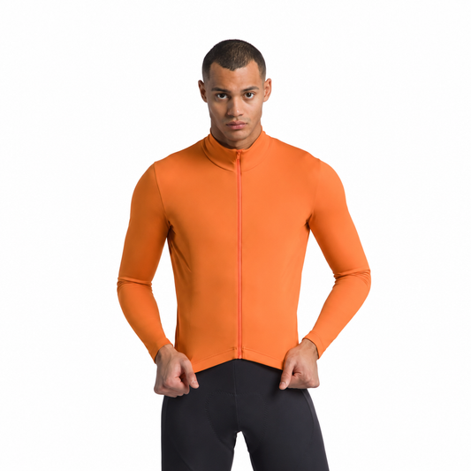 Bunda SPORTFUL CLASSIC 2 oranžová, pohľad spredu na bielom pozadí