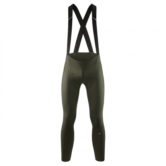 Pitkät Olkaimellliset Pyöräilyshortsit ASSOS MILLE GT SPRING FALL S11 Deep Green