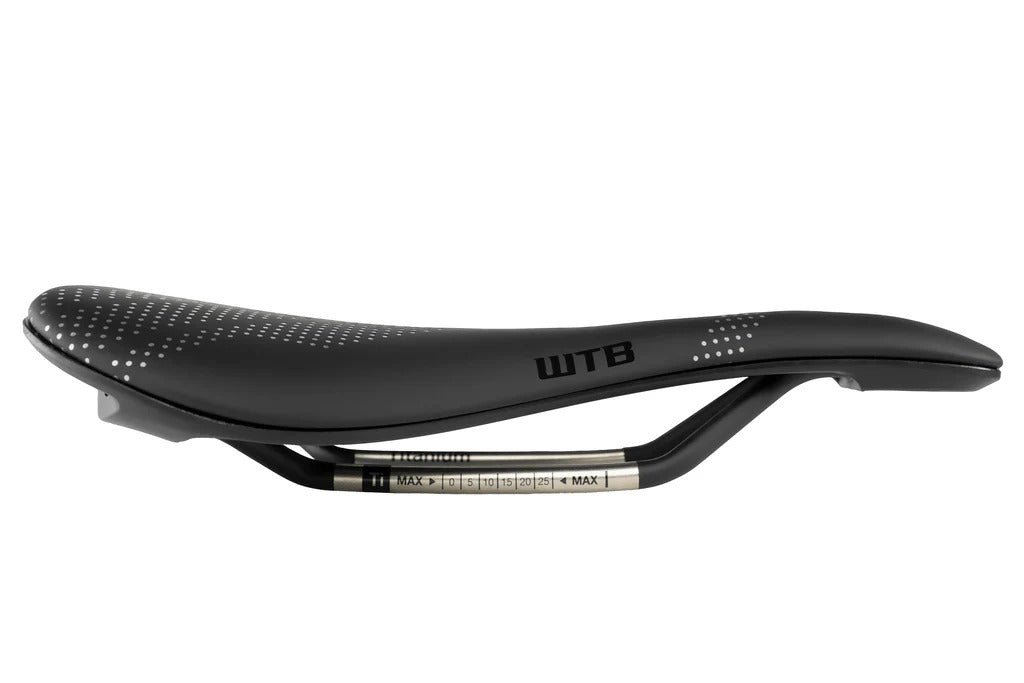 Selle WTB GRAVELIER Medium 140mm Rails Titane