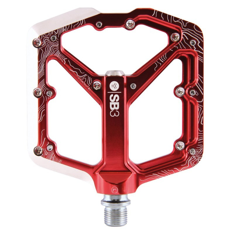 Pédales Plates SB3 SPECTRUM Rouge