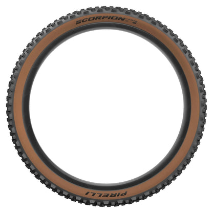 PIRELLI SCORPION E-MTB M 29x2.60 Tubeless Ready sulankstoma padanga, ruda