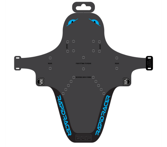 Garde-boue RRP EnduroGuard Standard (fourche 80 à 120mm) Noir/Bleu Ciel