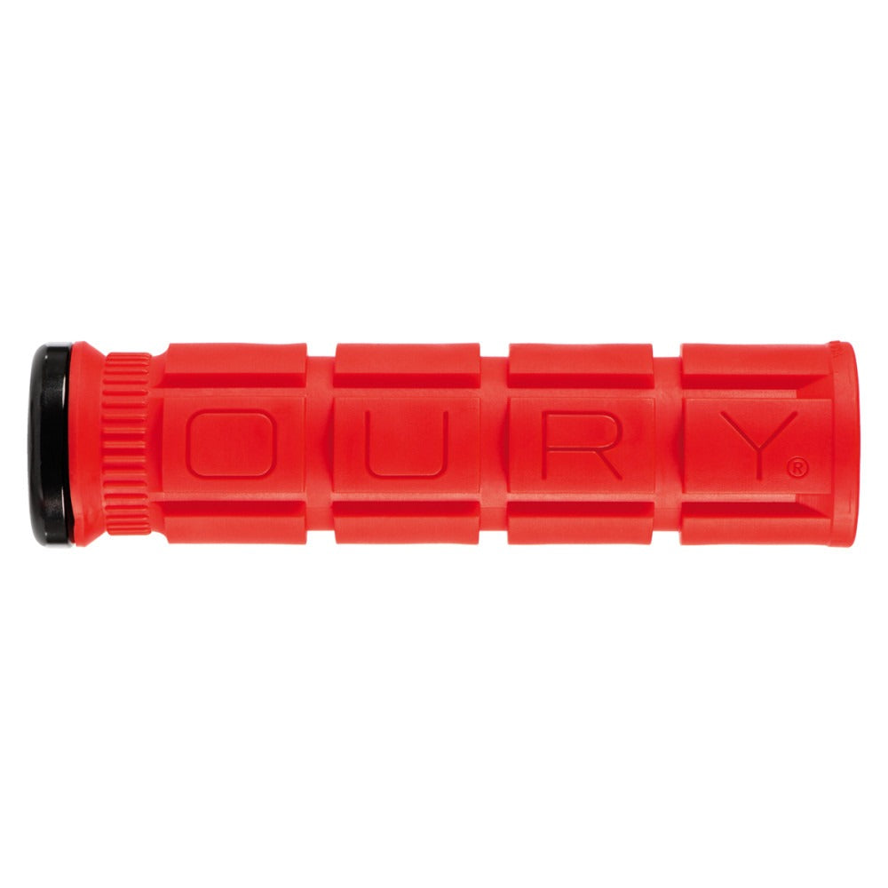 Grepp OURY Lock-on V2 135mm Röd