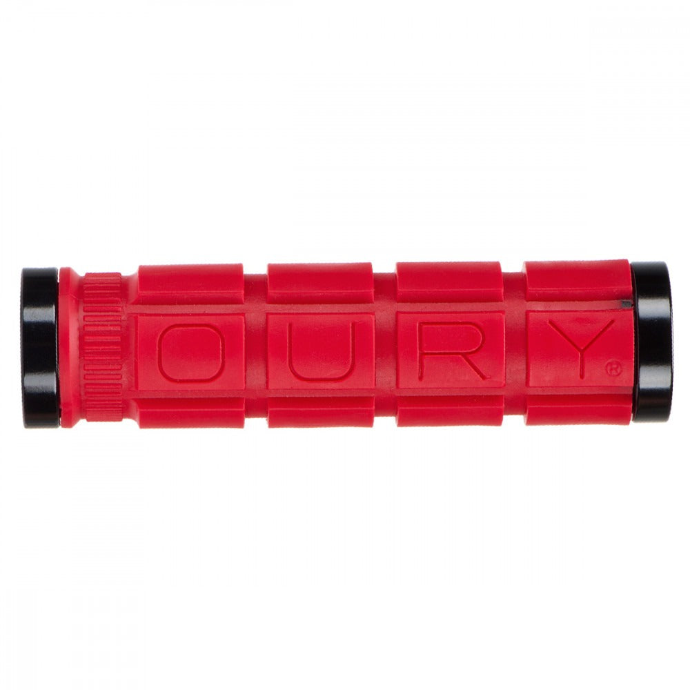 Grips OURY Double Lock-on 127mm Rød