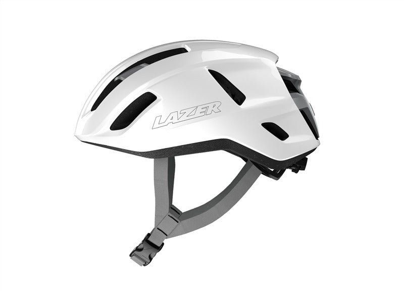 Casco Strada LAZER SPHERE KINETICORE Bianco/Argento