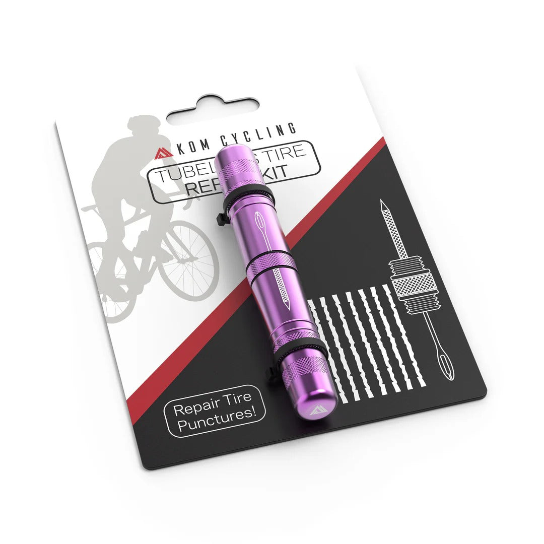Sada na opravu KOM CYCLING Tubeless fialová
