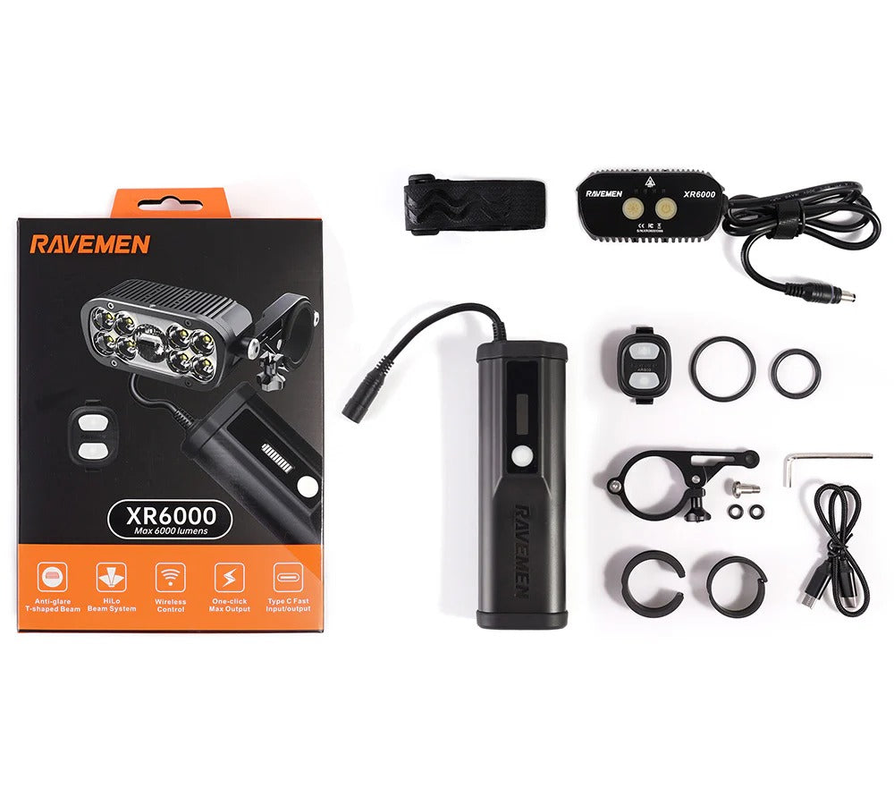 Iluminação Dianteira RAVEMEN XR6000