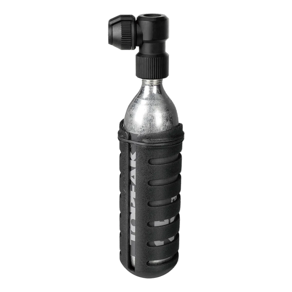 CO2-patronholder TOPEAK NANO AIRBOOSTER L + Gevindskåret CO2-patron 25 g (x1)