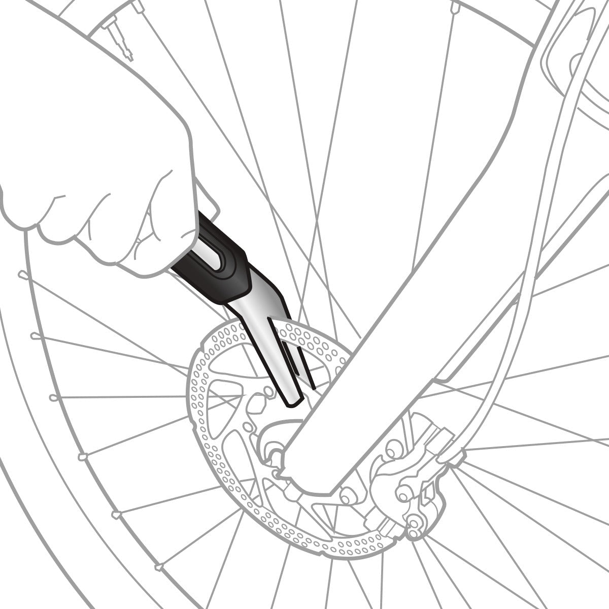 Scheiben-Richtgerät TOPEAK ROTOR TRU