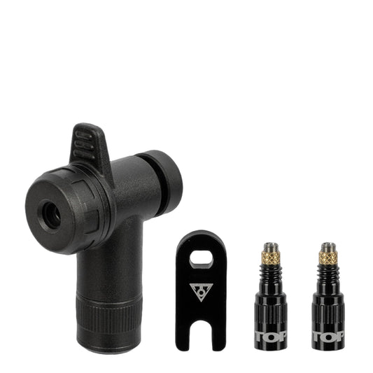 Adaptateur de Valve TOPEAK TURBOFLOW COMBO RAPIDHEAD