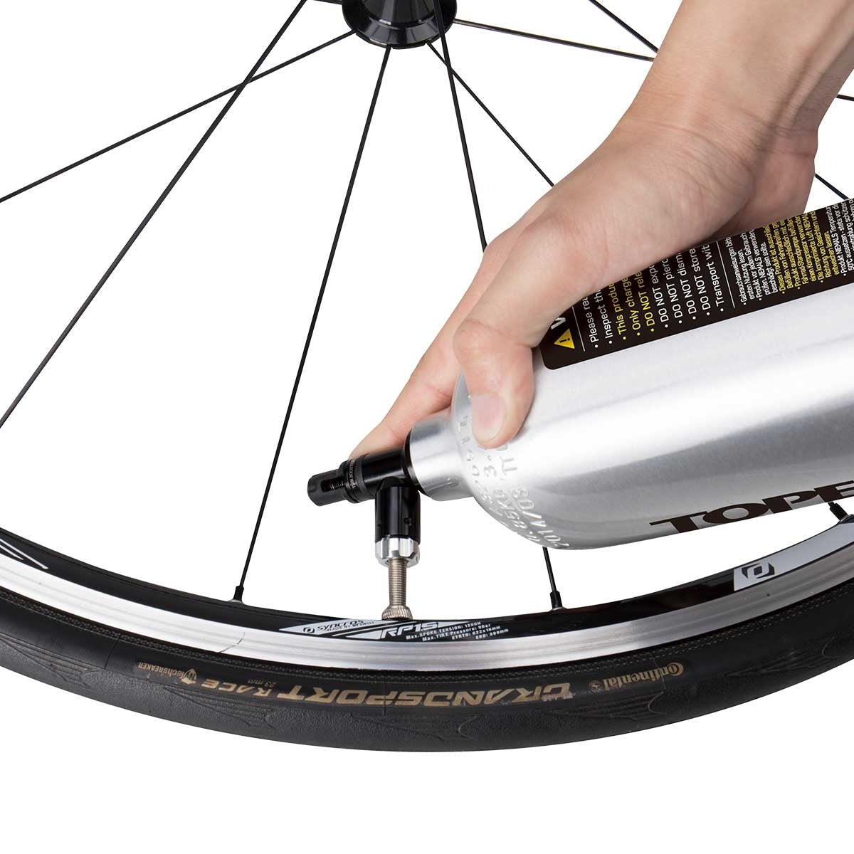 Tubeless kompressorbehållare TOPEAK TUBIBOOSTER